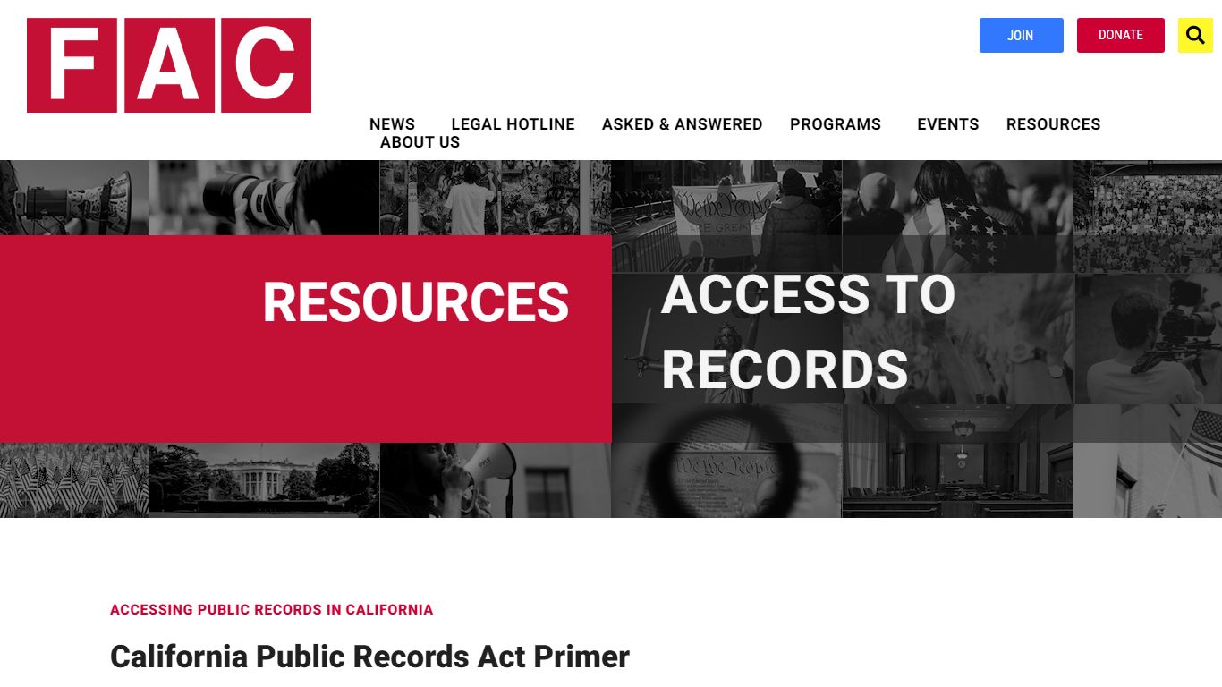 CPRA Primer: Access to public records